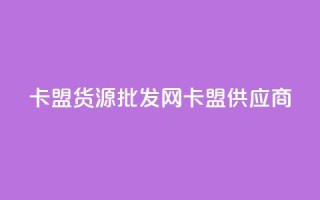 QQ卡盟货源批发网(QQ卡盟供应商)