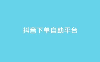 抖音下单自助平台,ks24小时自助快手业务 - 抖音真人自定义评论业务 - 快手24小时下单业务微信支付