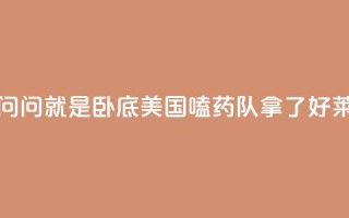 锐评丨“别问，问就是卧底”——美国“嗑药队”拿了好莱坞的剧本